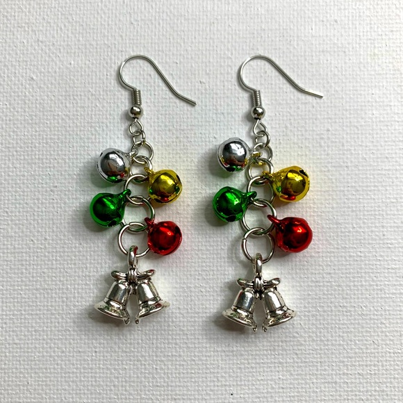 Dynamic Duo Designs Jewelry - Christmas Jingle Bells 🔔 earrings with Bell Charm
